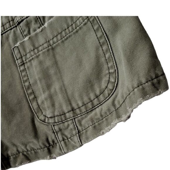 𝅺JORDACHE Denim Jean Jacket Size M 7/9 Juniors Green - Picture 7 of 9